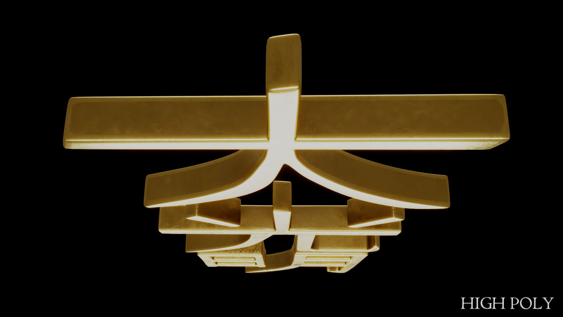 Dai Ko Myo Low-poly 3D model_48