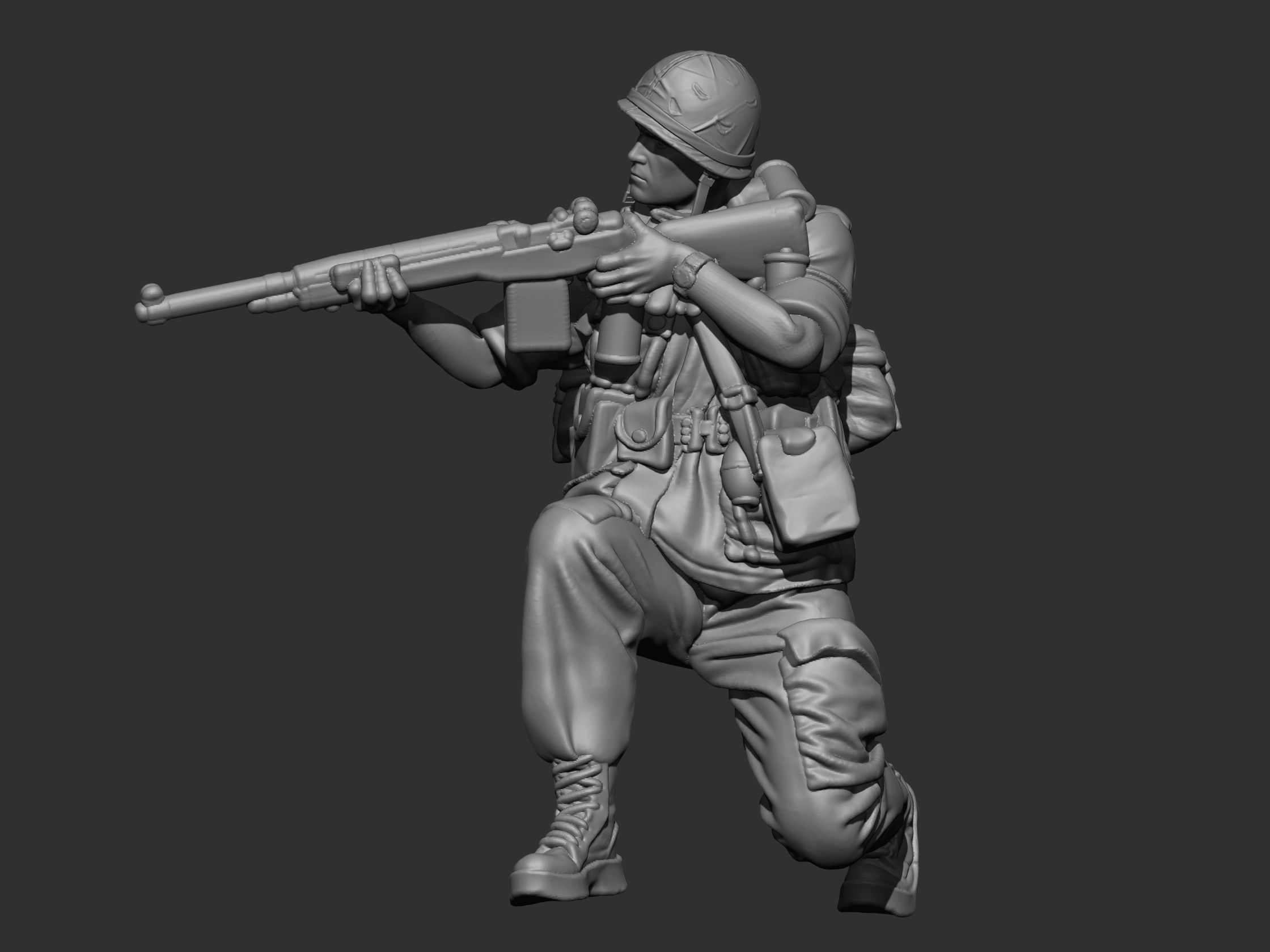 USA Vietnam Soldier 8 3D print model_6