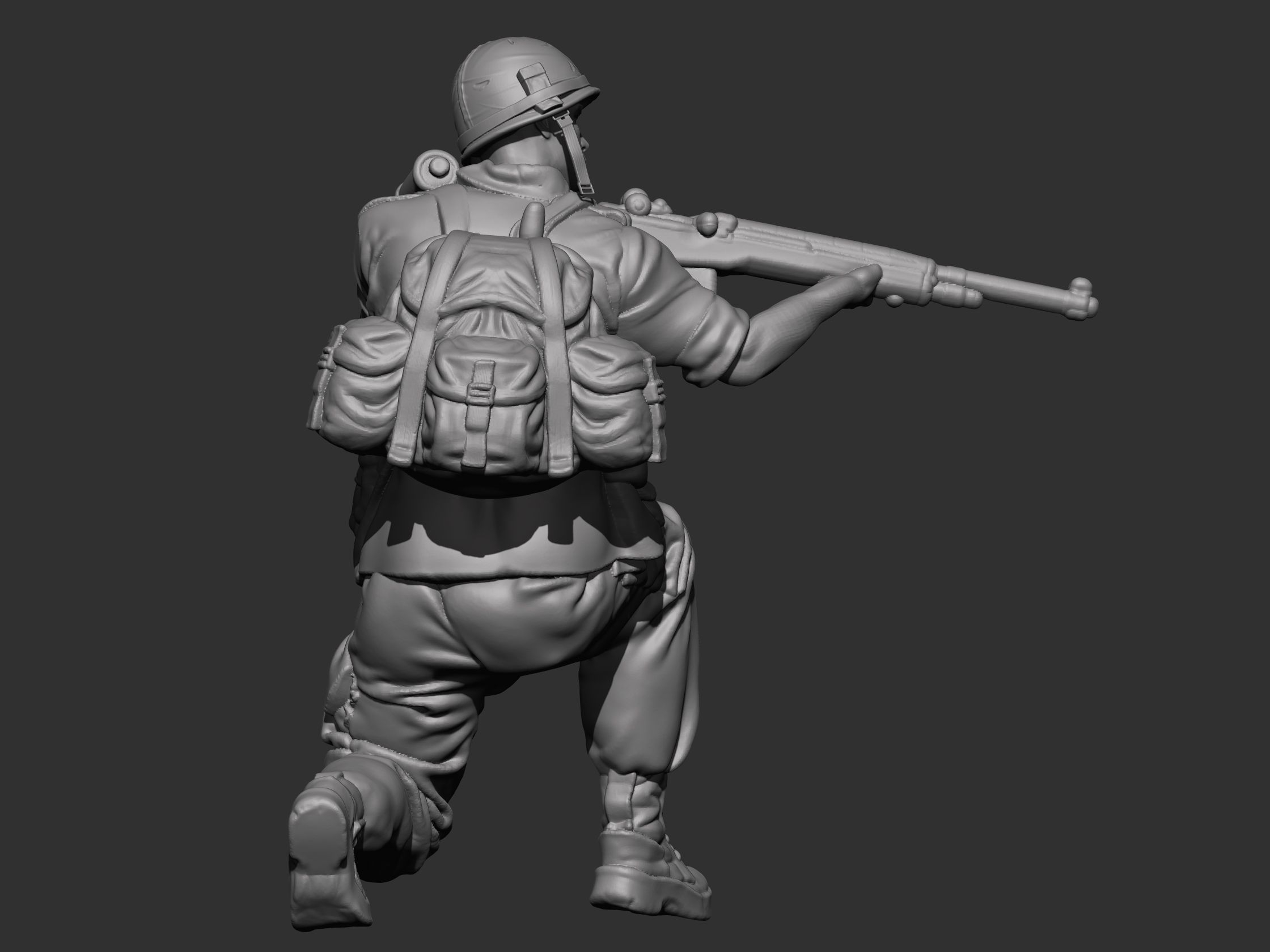 USA Vietnam Soldier 8 3D print model_4