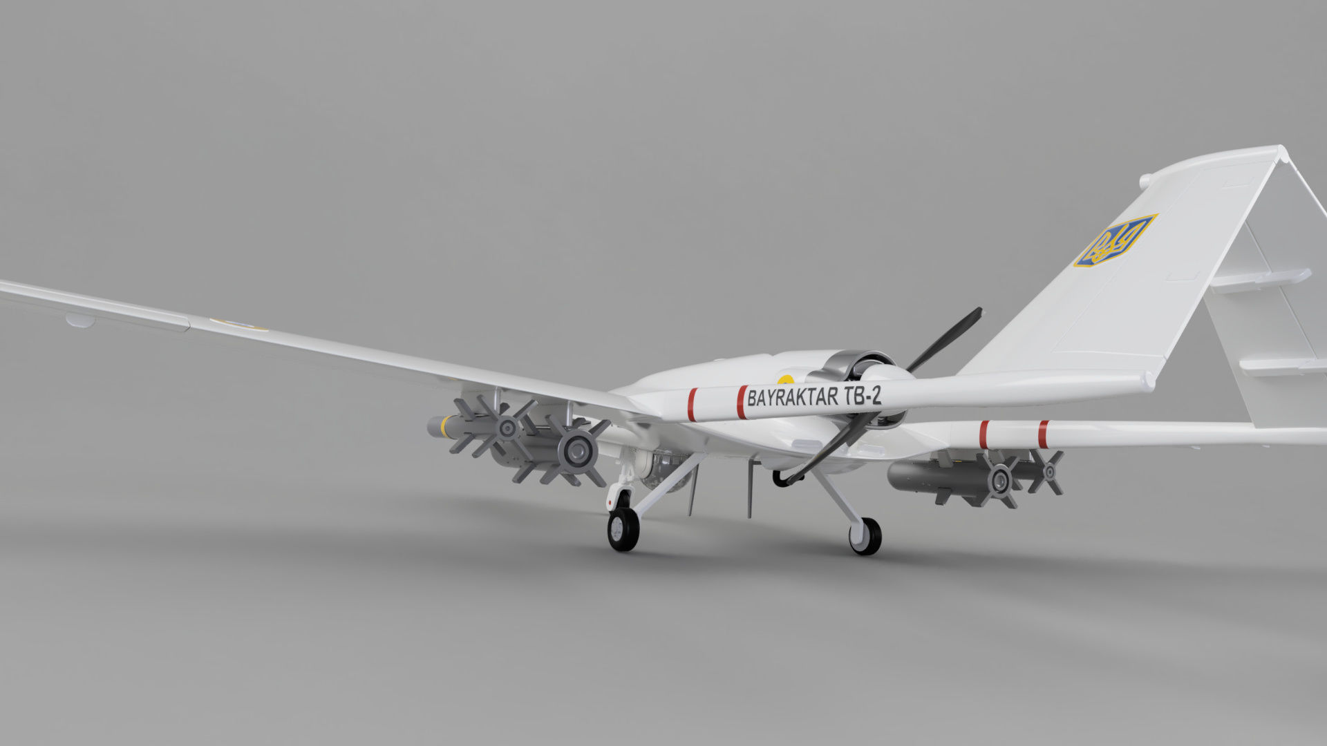 Baykar Bayraktar TB-2 HIGH QUALITY 3D PRINT MODEL 3D print model_11