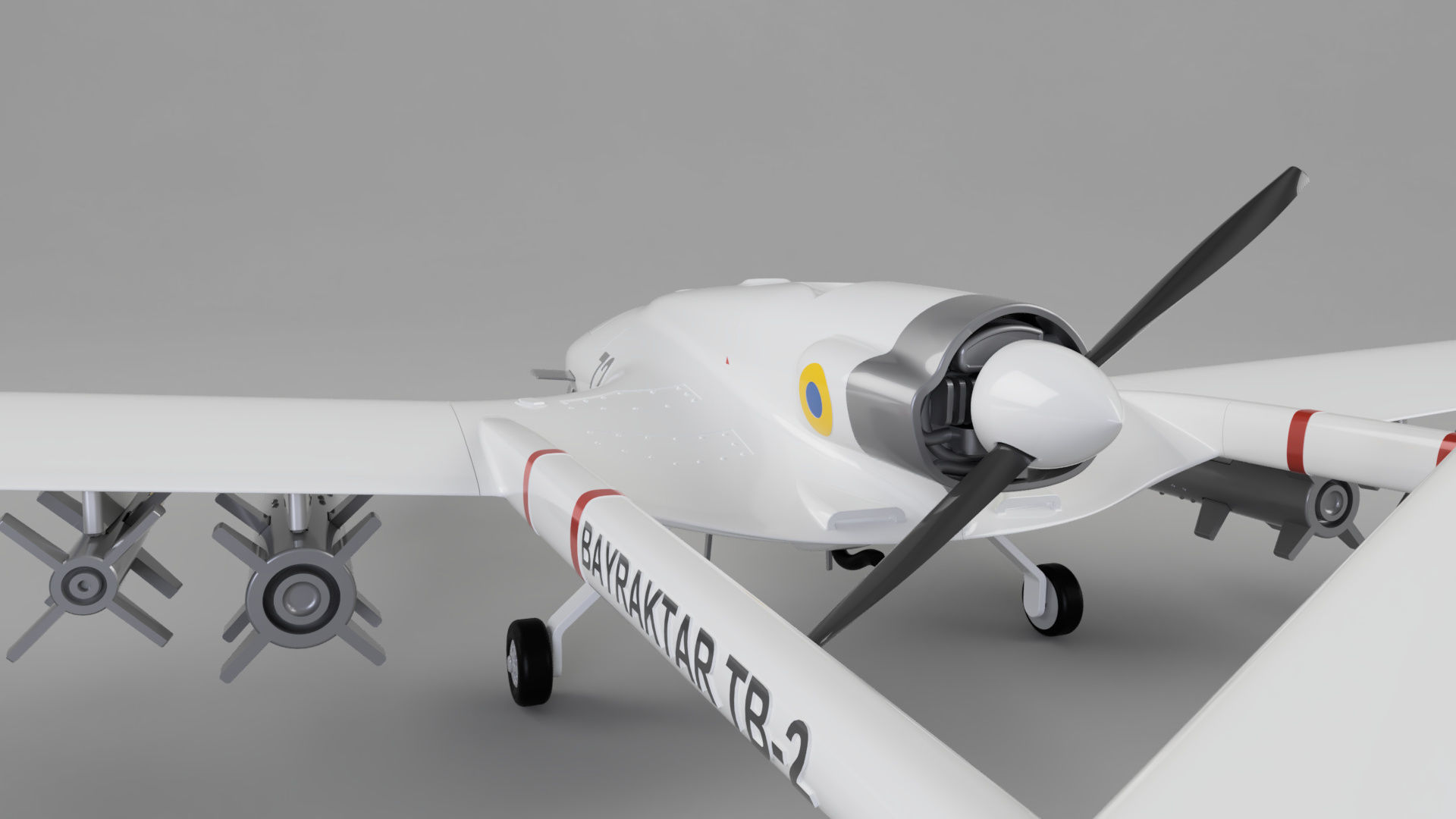 Baykar Bayraktar TB-2 HIGH QUALITY 3D PRINT MODEL 3D print model_10
