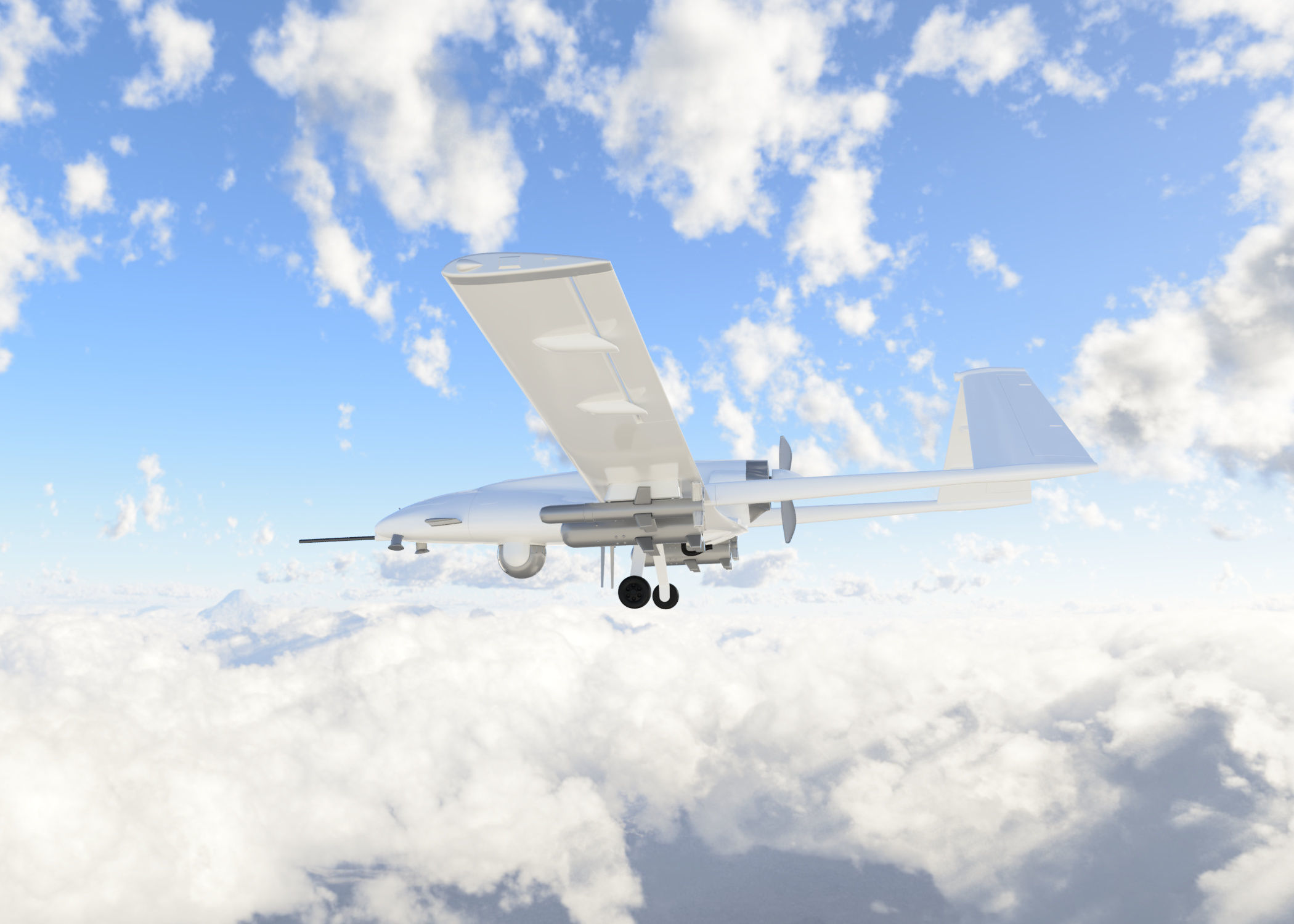 Baykar Bayraktar TB-2 HIGH QUALITY 3D PRINT MODEL 3D print model_22