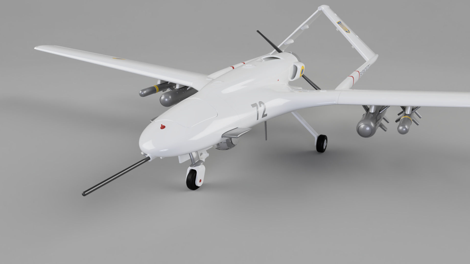 Baykar Bayraktar TB-2 HIGH QUALITY 3D PRINT MODEL 3D print model_6