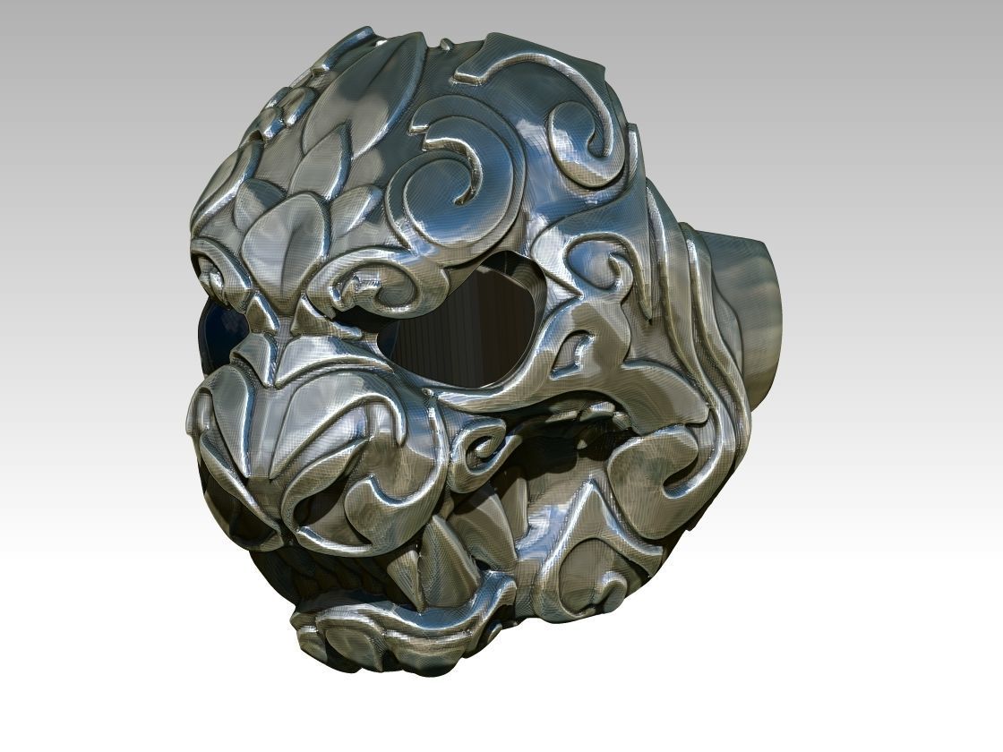 Tiger Ring 3D print model_1