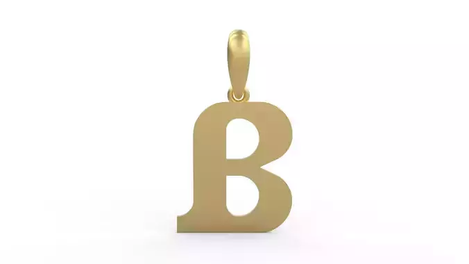 Initial Letters Pendant Cempaka Reguler B