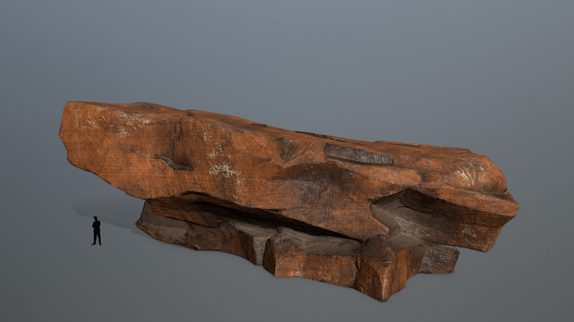 desert rocks  Low-poly 3D model_8