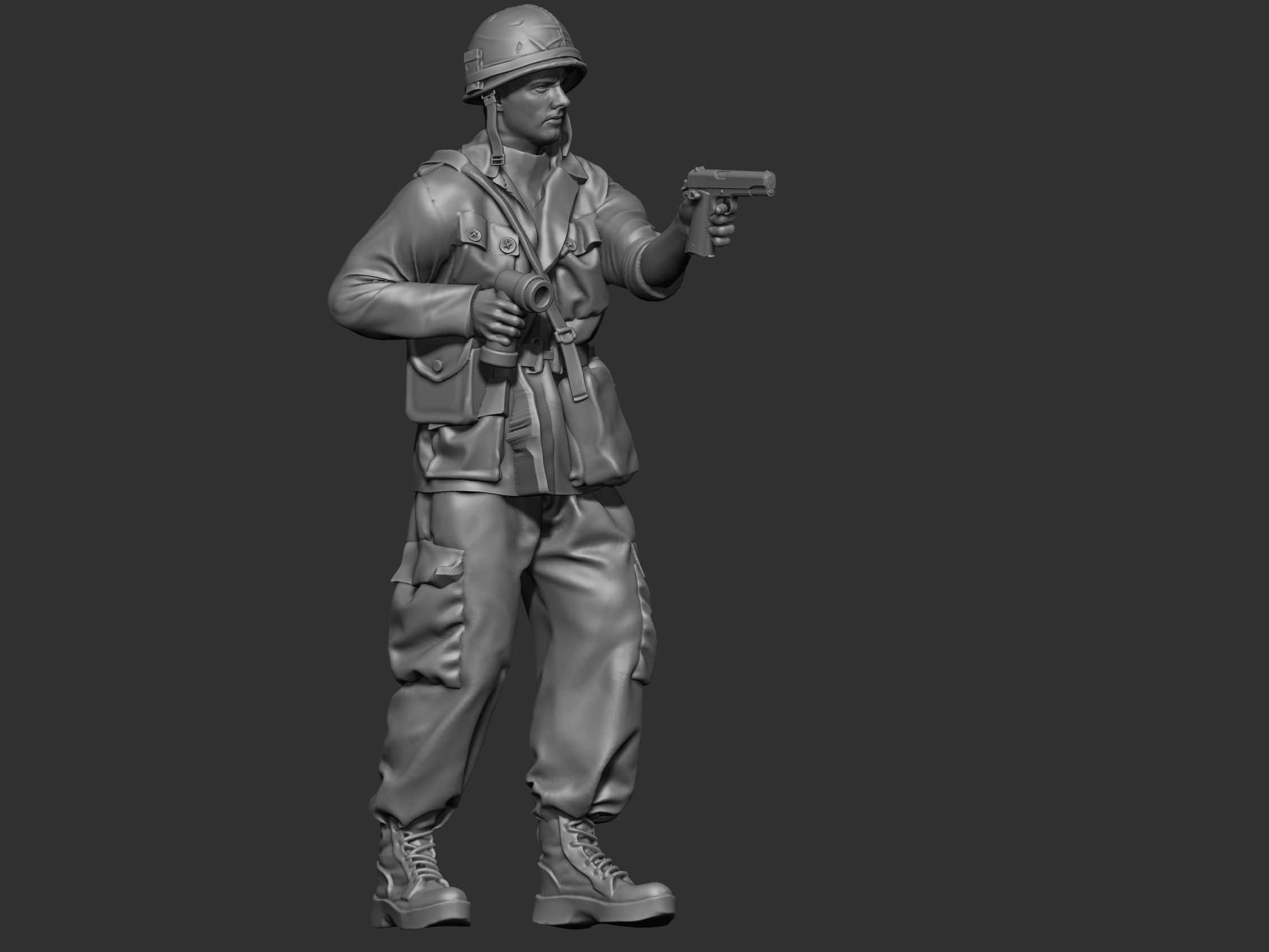 Tunnel rat  USA Vietnam 3D print model_17