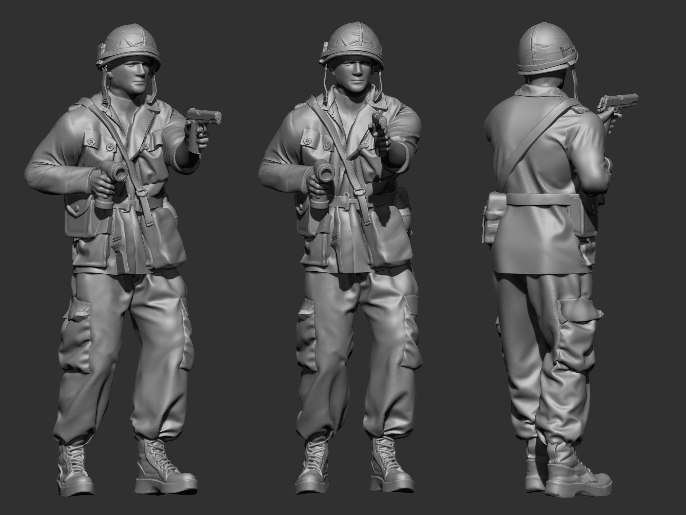 Tunnel rat  USA Vietnam 3D print model_15