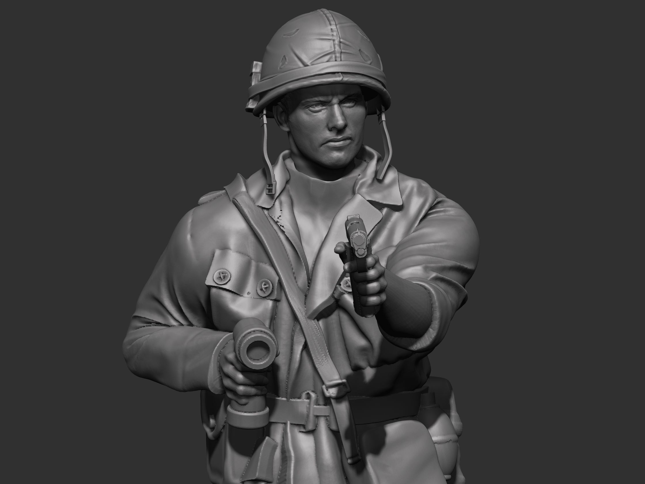 Tunnel rat  USA Vietnam 3D print model_5
