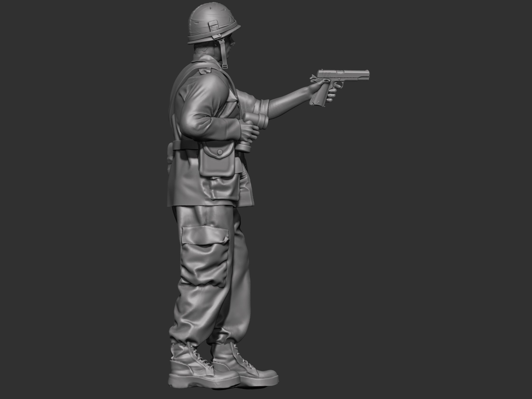 Tunnel rat  USA Vietnam 3D print model_10