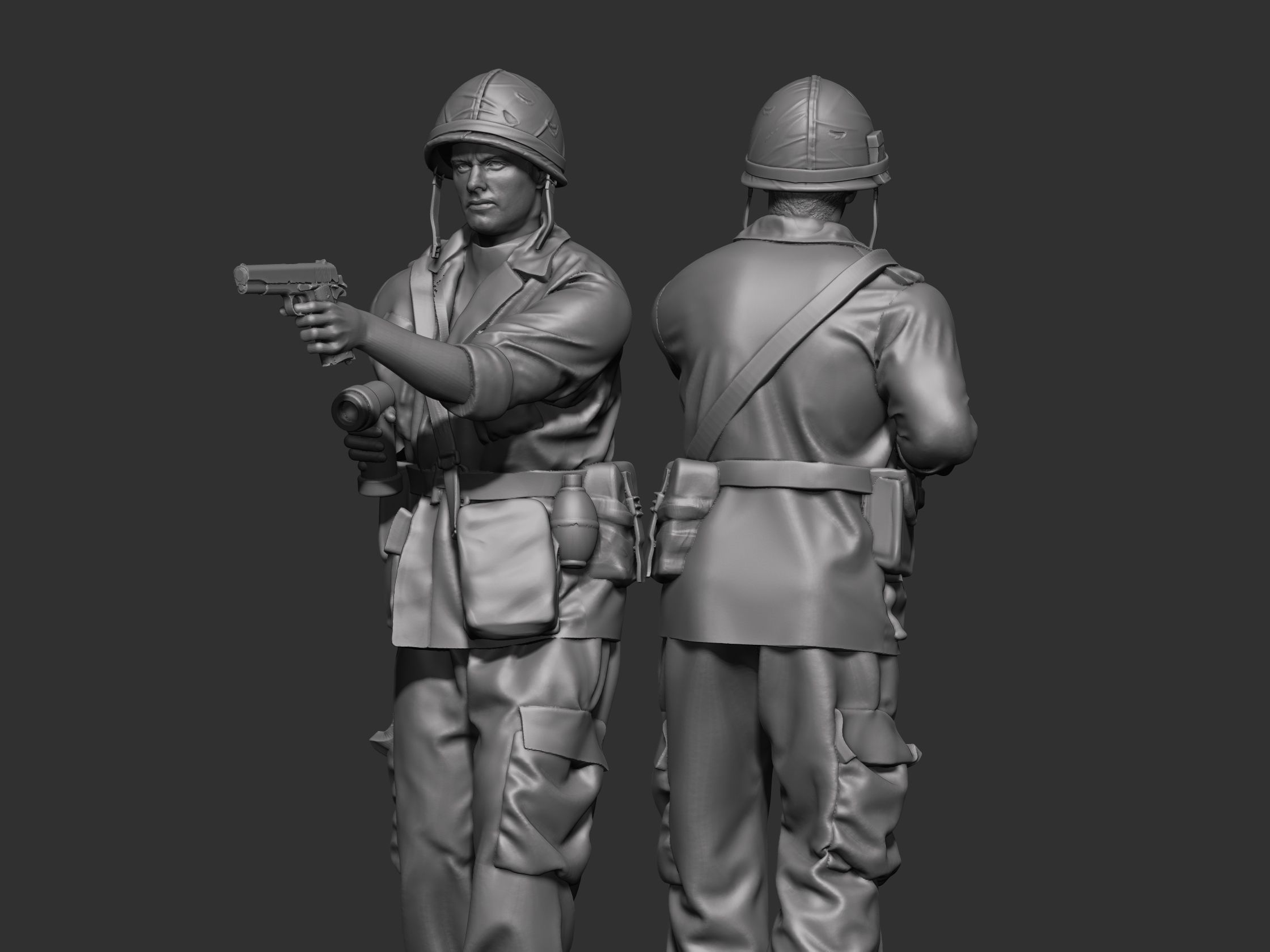 Tunnel rat  USA Vietnam 3D print model_14