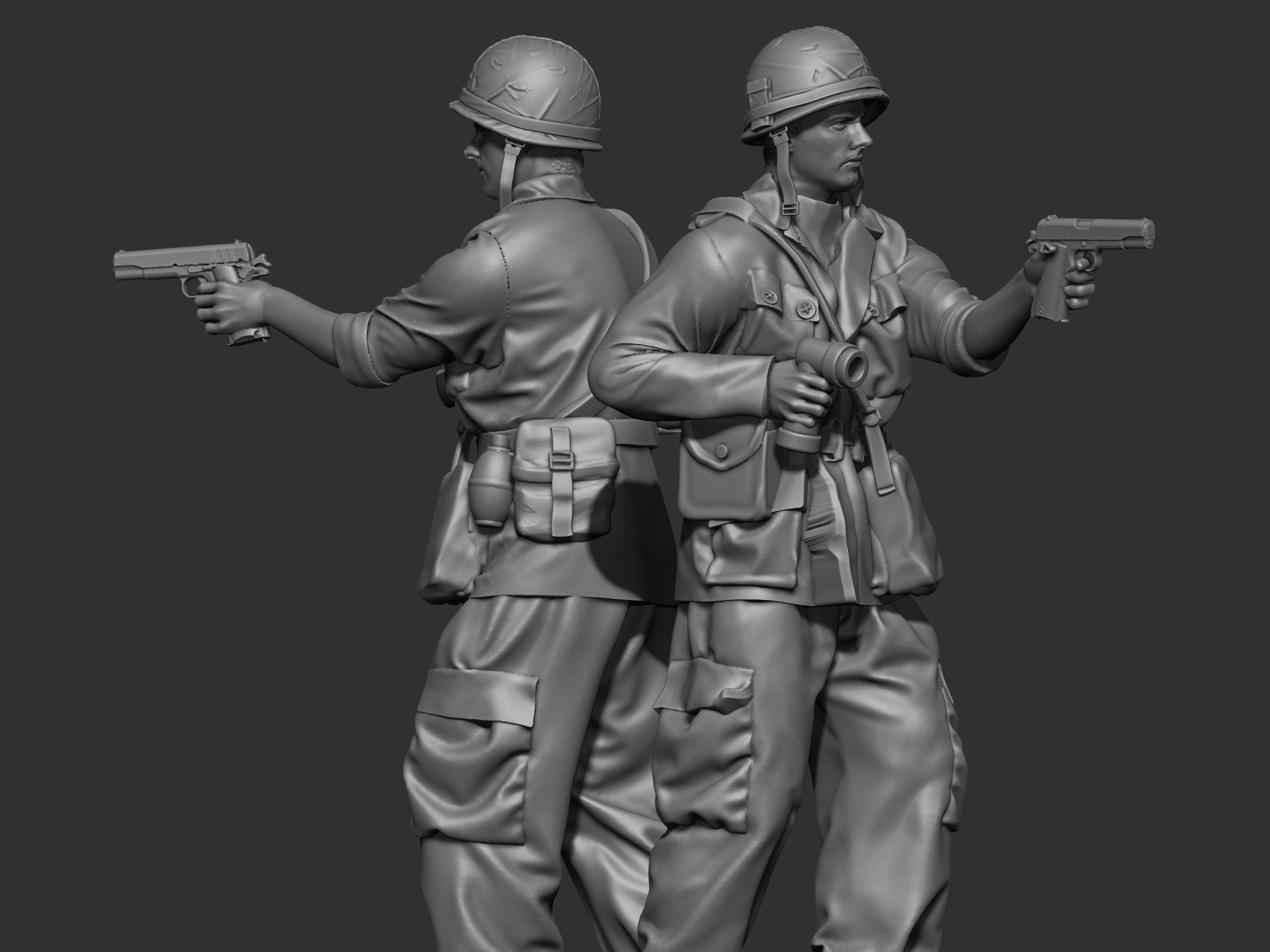 Tunnel rat  USA Vietnam 3D print model_13