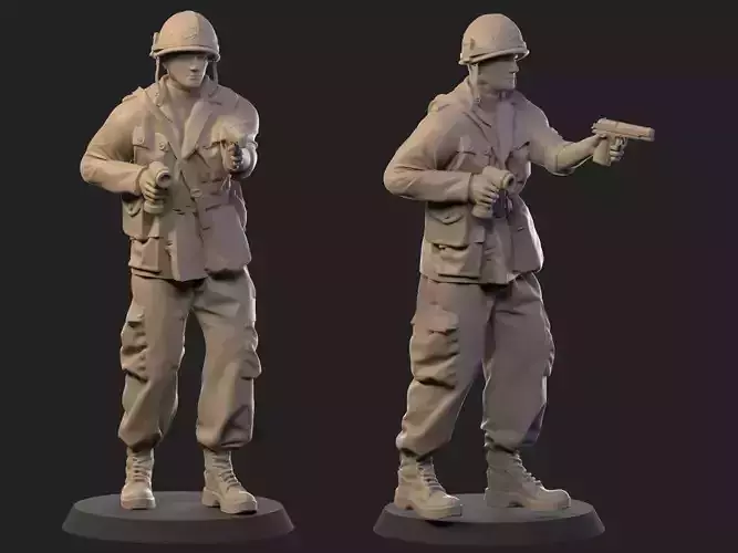 Tunnel rat  USA Vietnam 3D print model