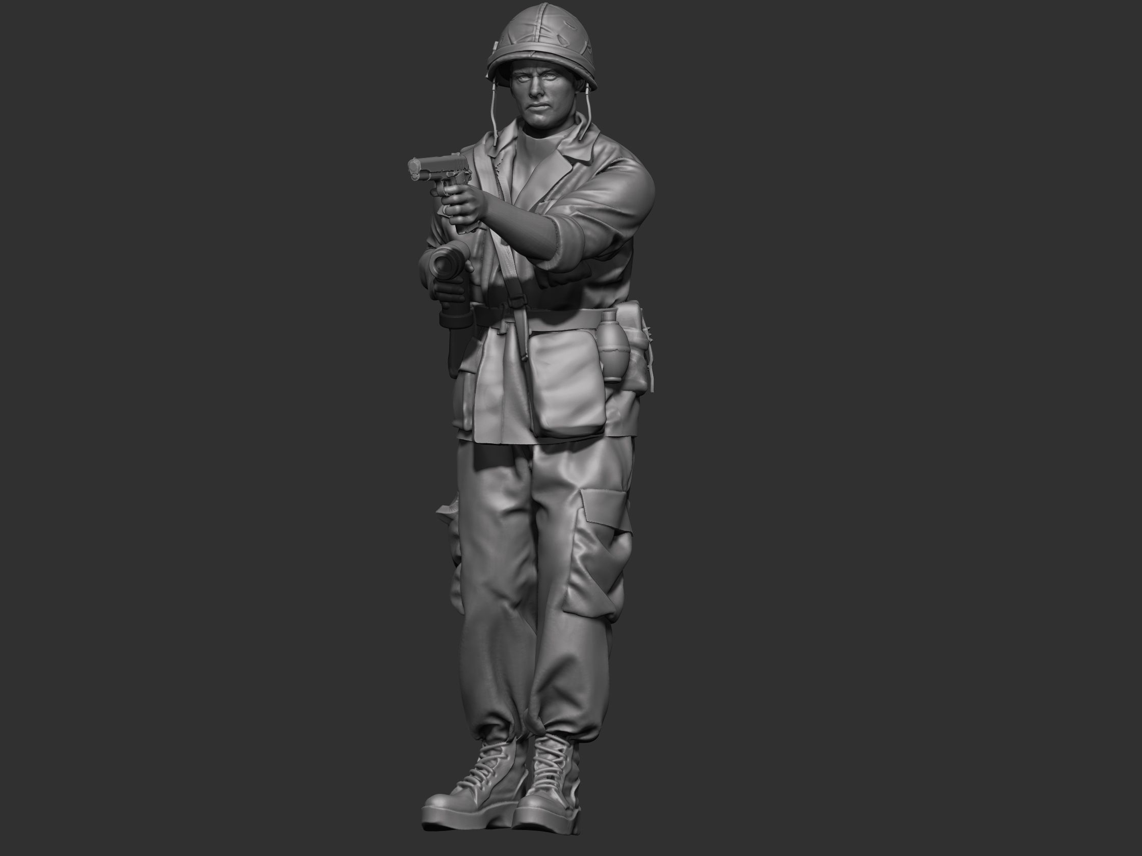 Tunnel rat  USA Vietnam 3D print model_18