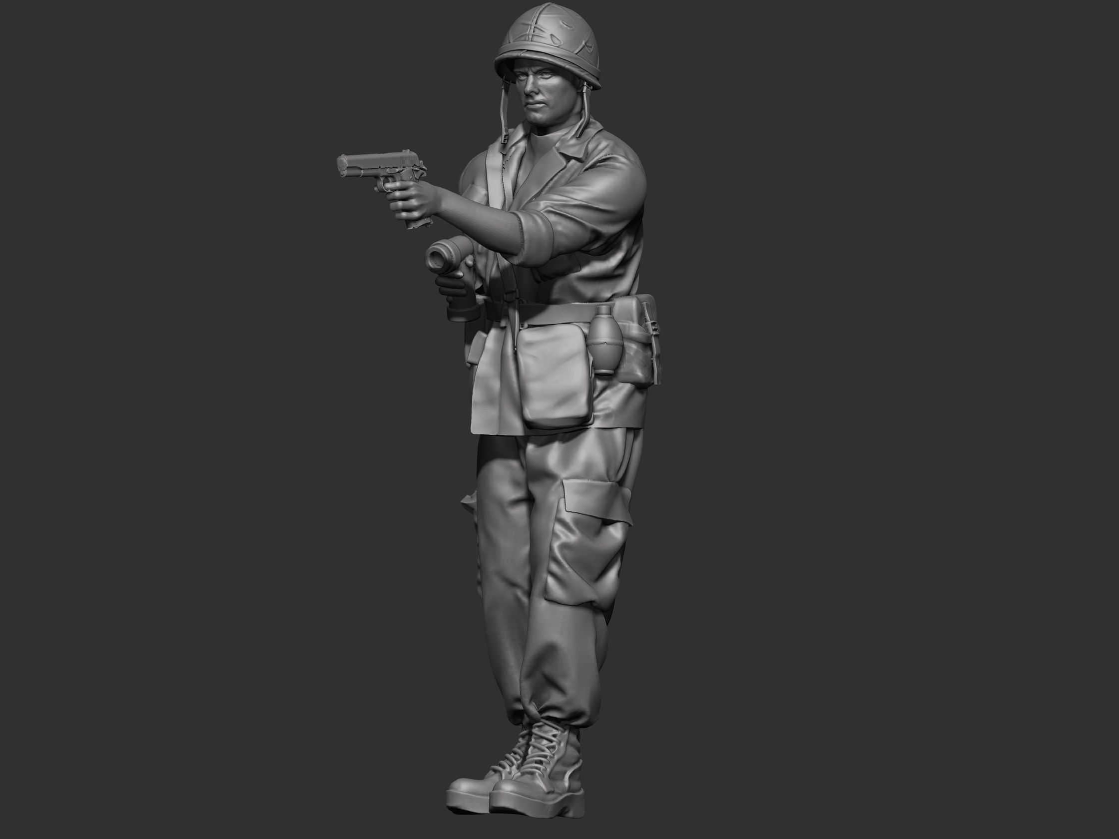 Tunnel rat  USA Vietnam 3D print model_19