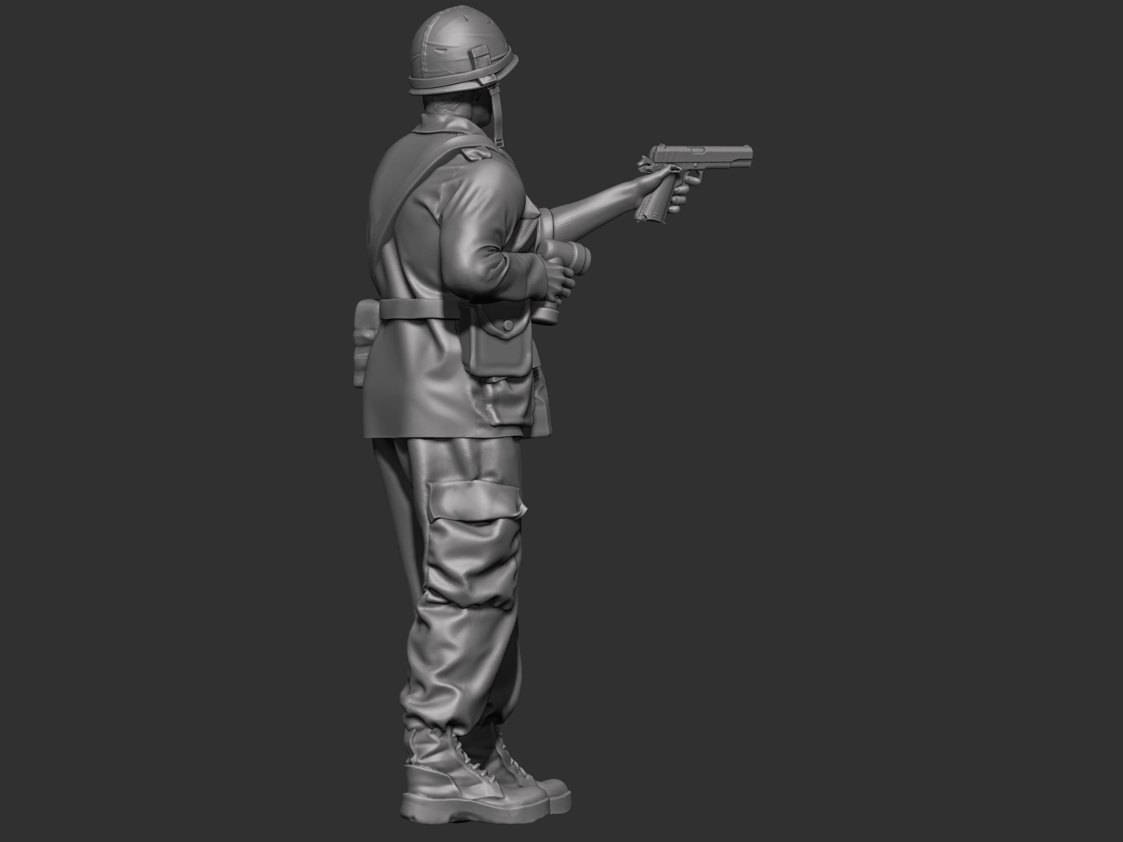 Tunnel rat  USA Vietnam 3D print model_8