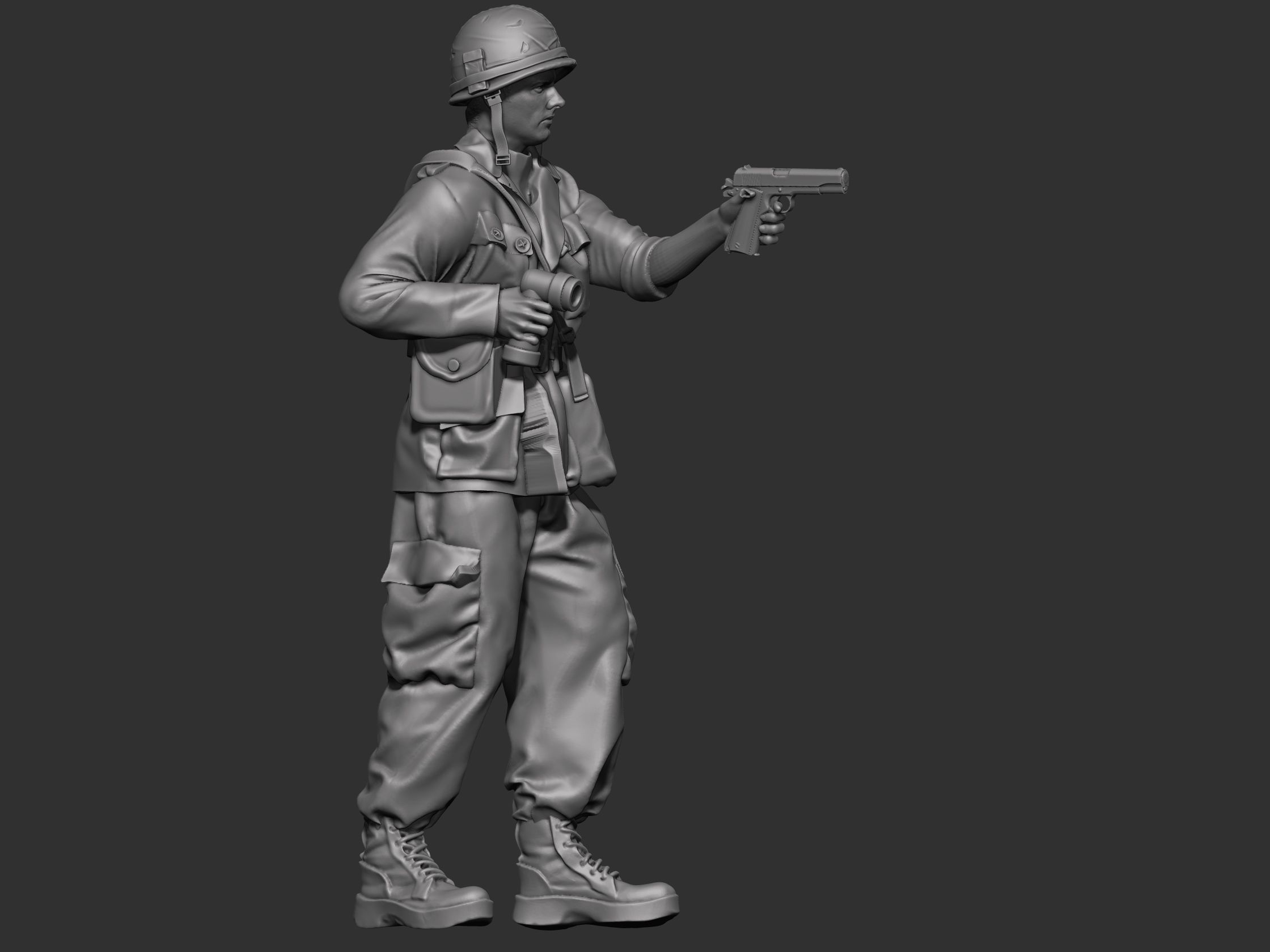 Tunnel rat  USA Vietnam 3D print model_12