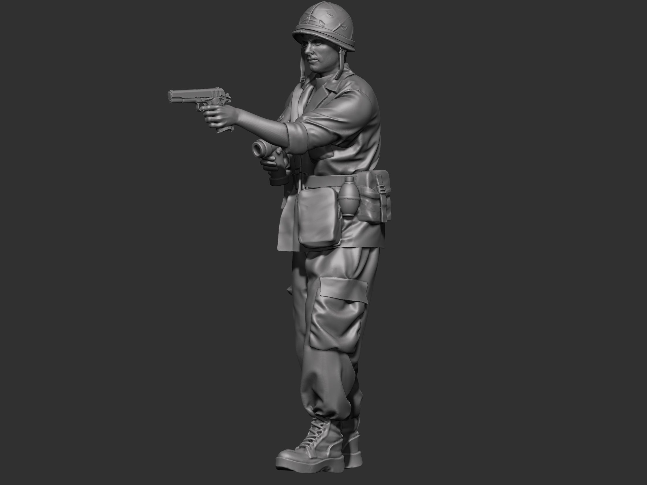 Tunnel rat  USA Vietnam 3D print model_20