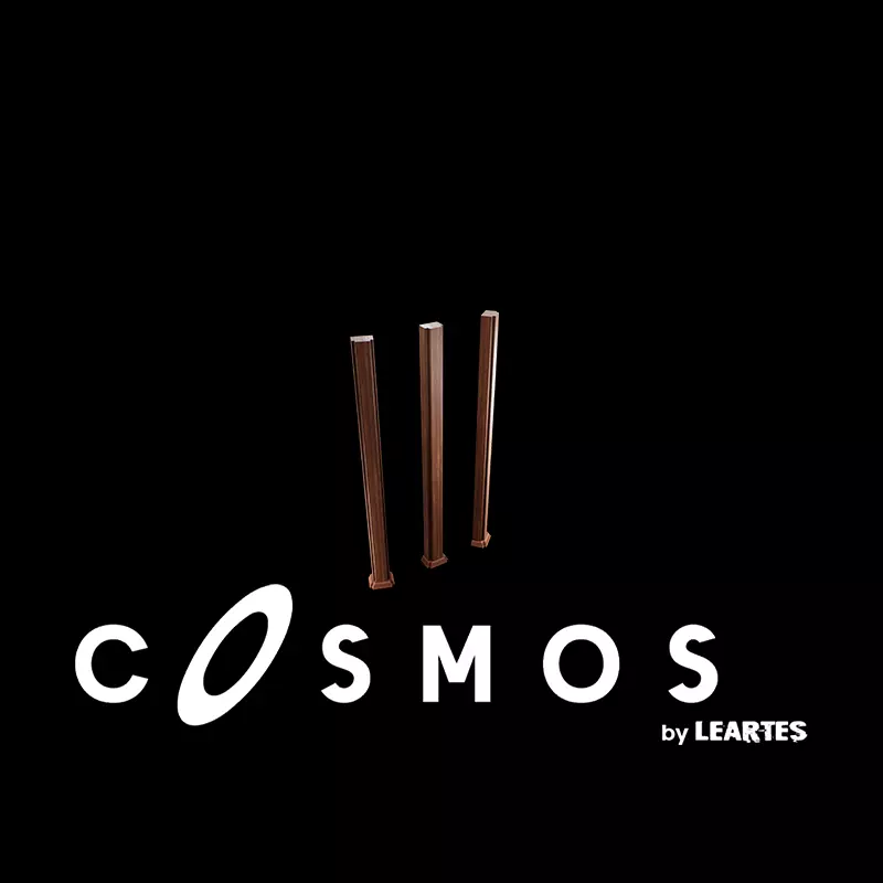 Vintage Module Interior Pillar Low-poly 3D model_0