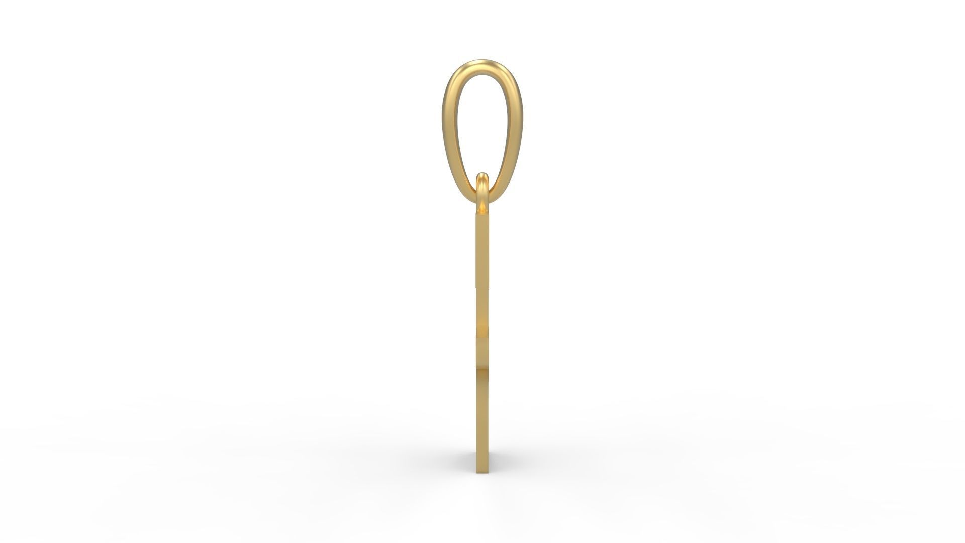 Initial Letters Pendant Cempaka Reguler F 3D print model_2