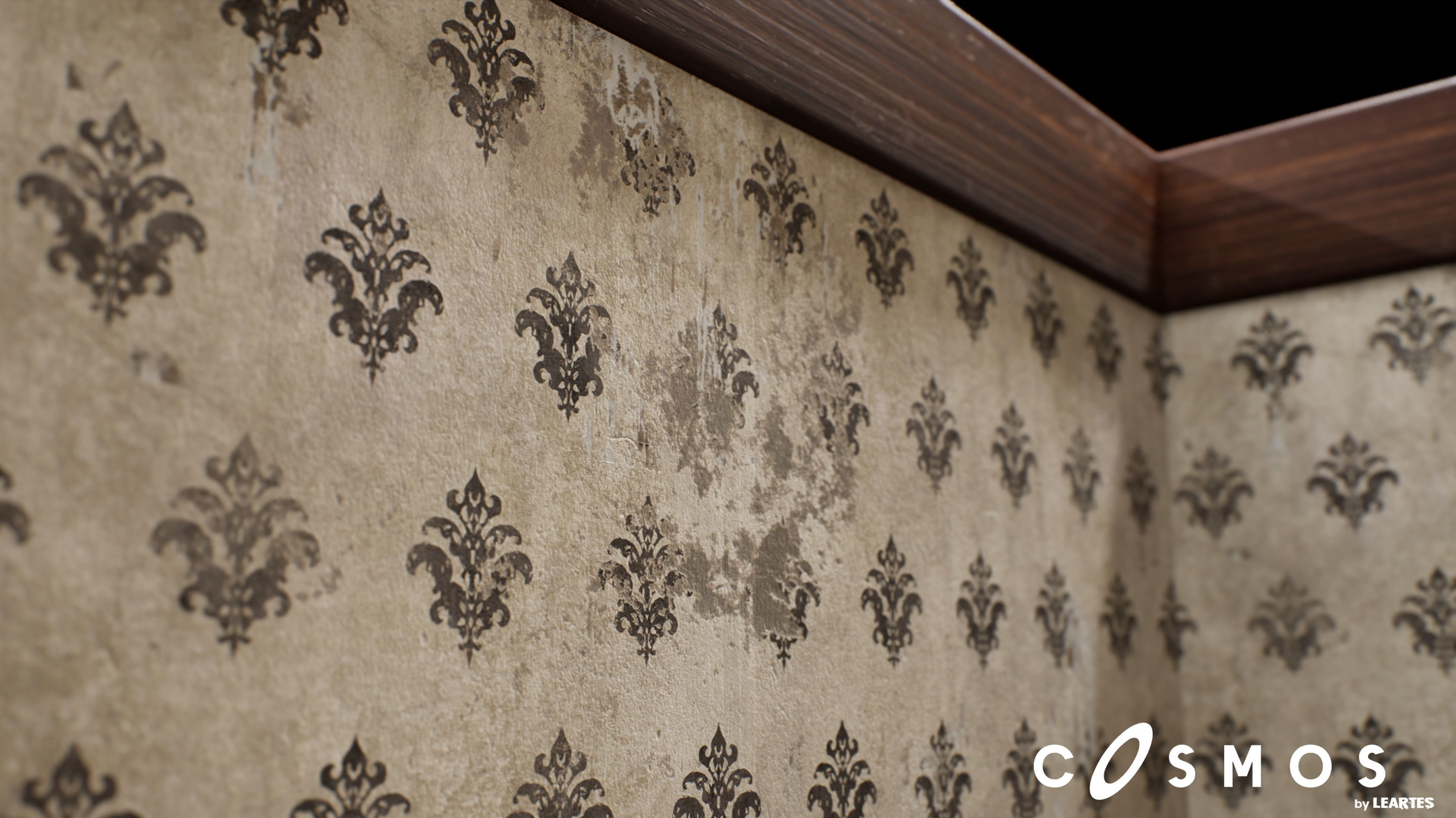 Vintage Module Interior T Low-poly 3D model_3