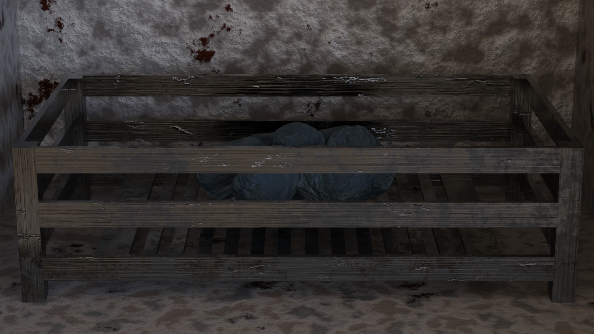 Marble Fireplace 3D model_13