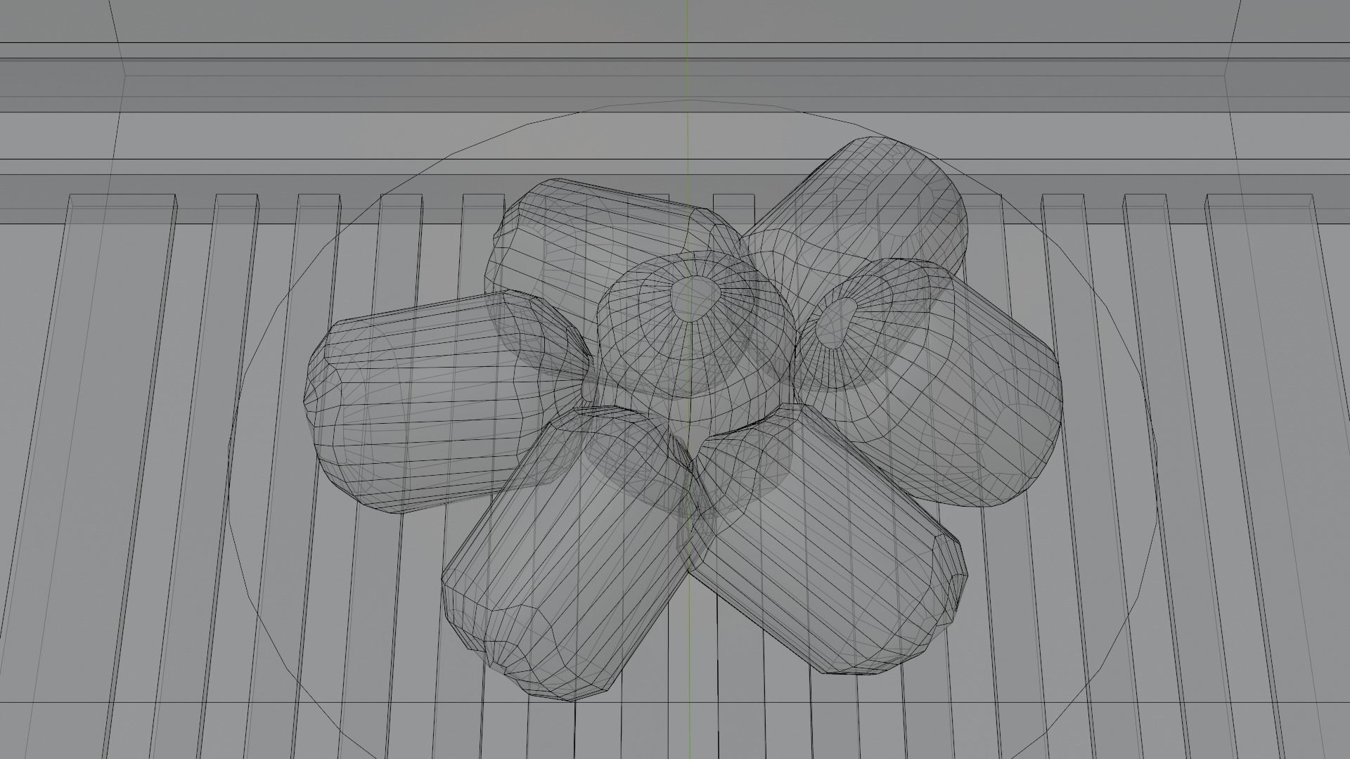 Marble Fireplace 3D model_24