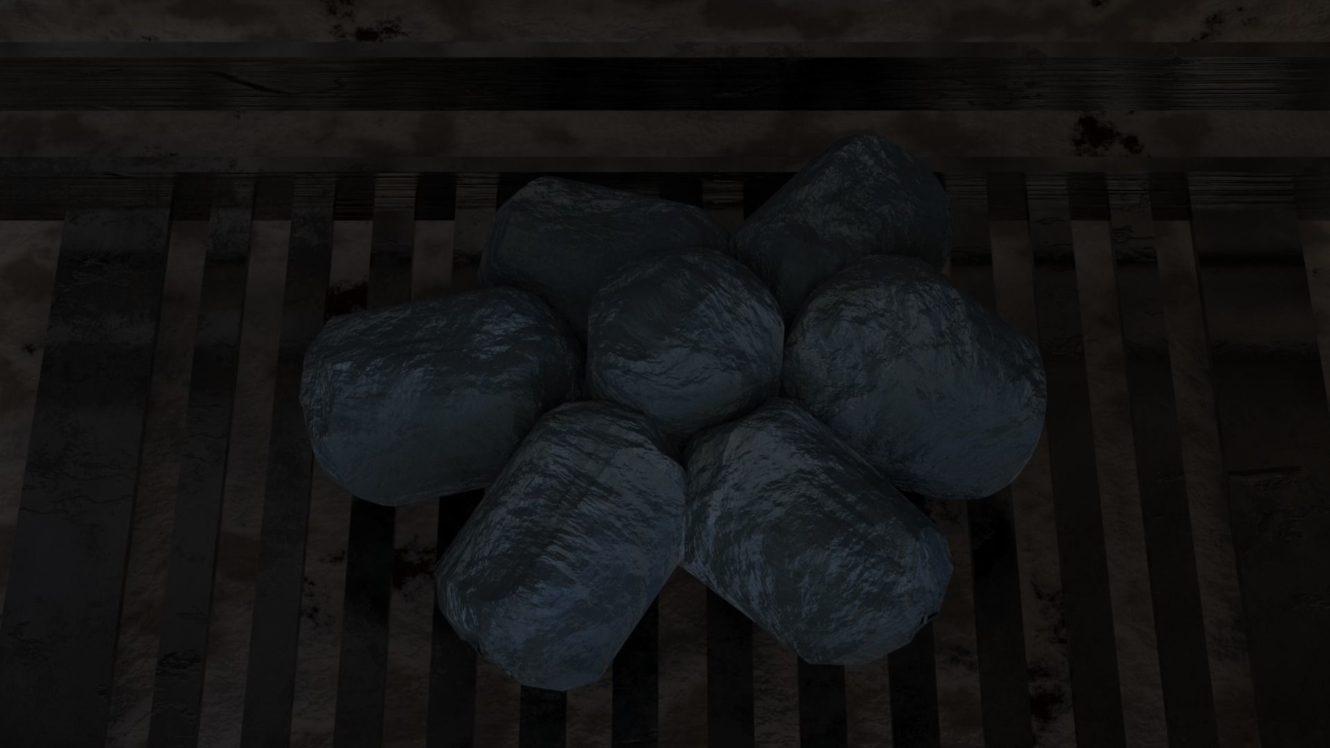 Marble Fireplace 3D model_14