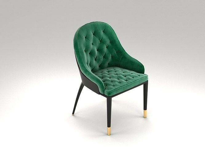 Charla Dining Chair - Luxxu style 3D model 3