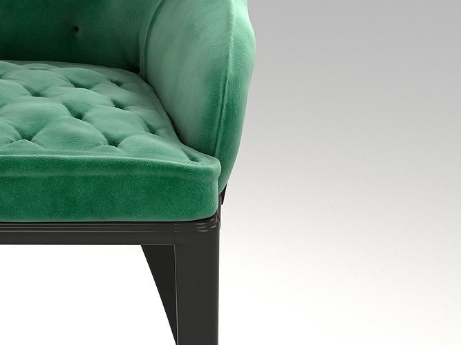 Charla Dining Chair - Luxxu style 3D model 2