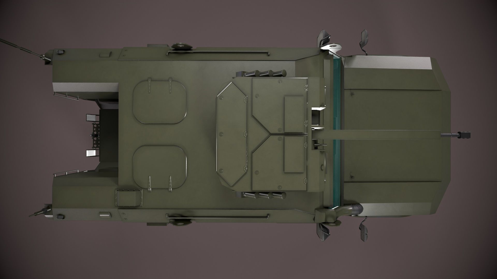 Typhoon VDV K-4386 Green Low-poly 3D model_5