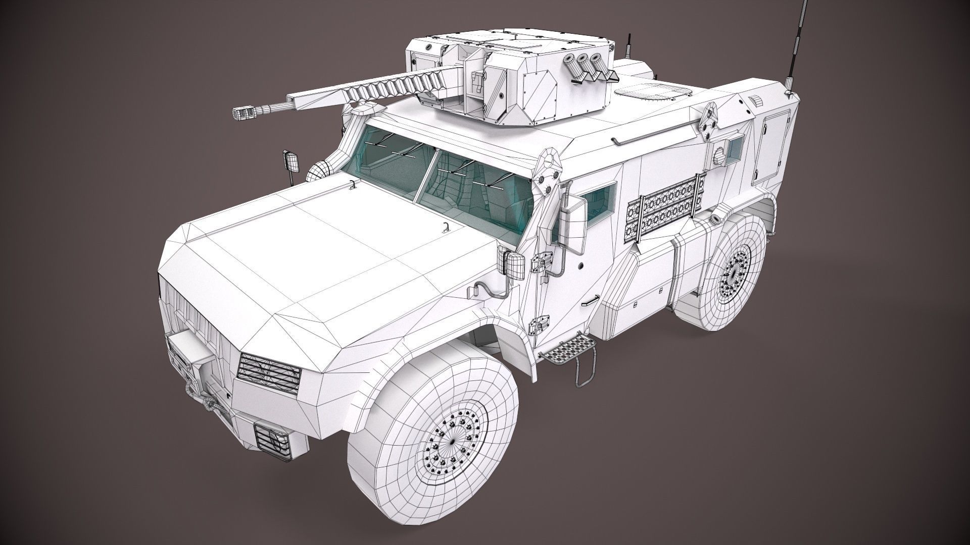 Typhoon VDV K-4386 Green Low-poly 3D model_11