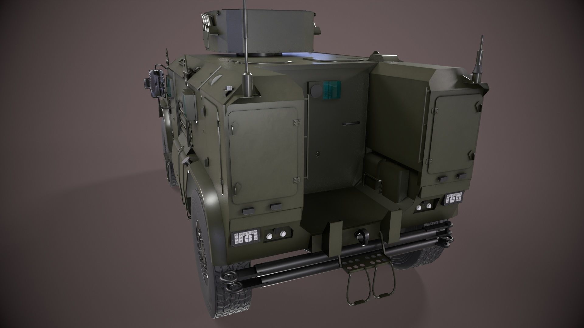 Typhoon VDV K-4386 Green Low-poly 3D model_4