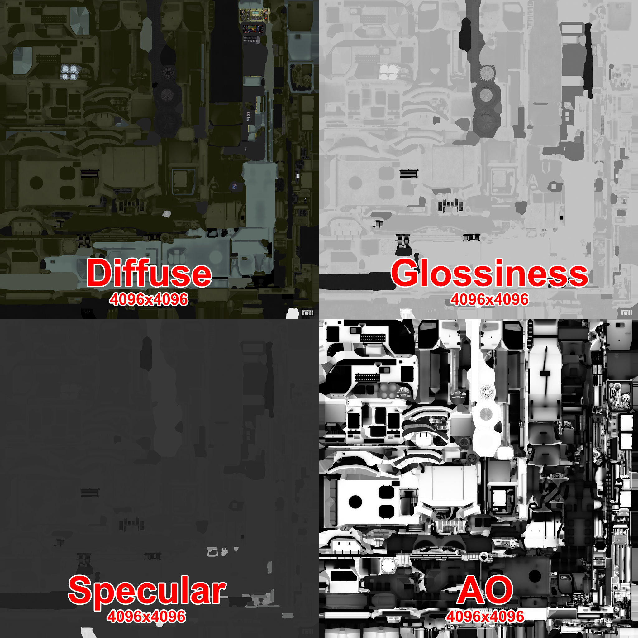 Typhoon VDV K-4386 Green Low-poly 3D model_16