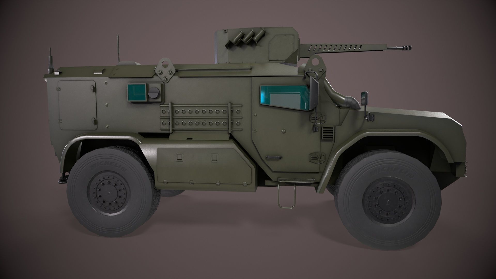 Typhoon VDV K-4386 Green Low-poly 3D model_6