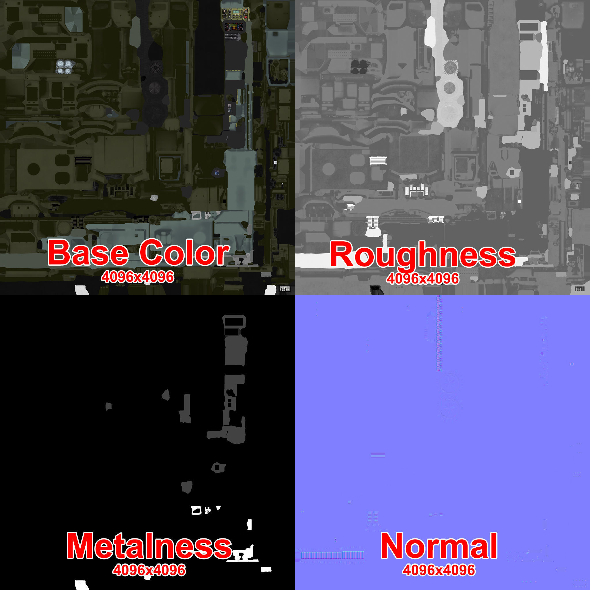 Typhoon VDV K-4386 Green Low-poly 3D model_15