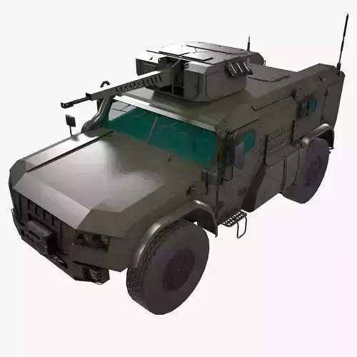 Typhoon VDV K-4386 Green Low-poly 3D model