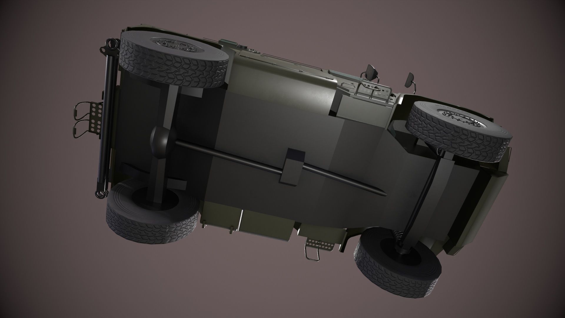 Typhoon VDV K-4386 Green Low-poly 3D model_7