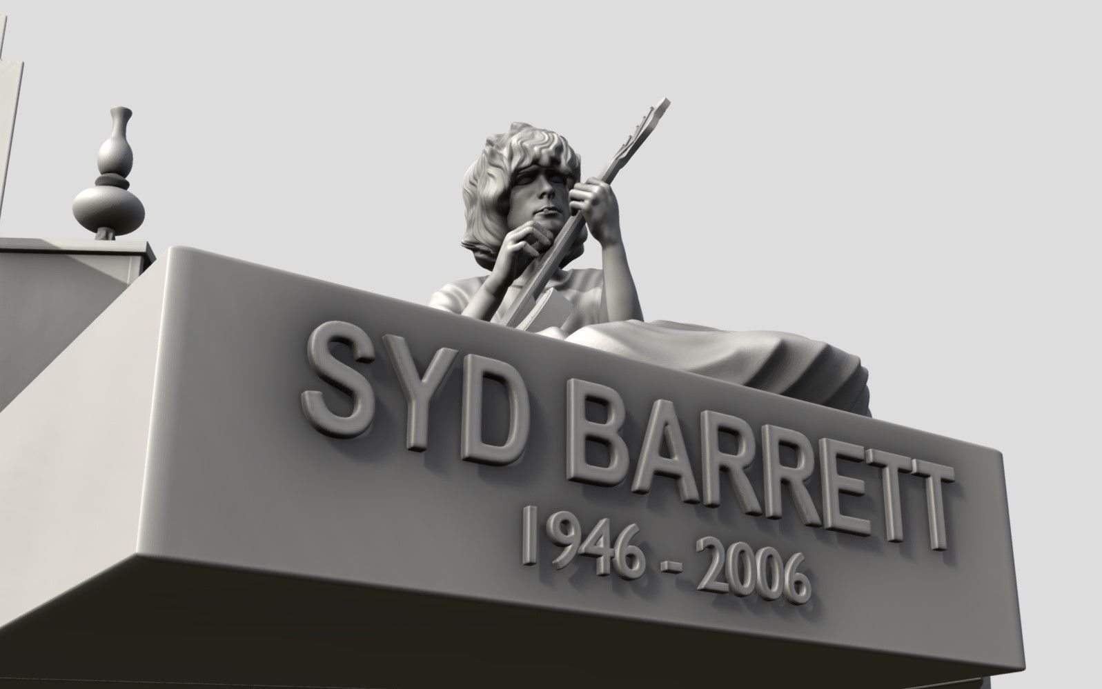Syd Barrett - Pink Floyd - Stars 3Dprinting 3D print model_3