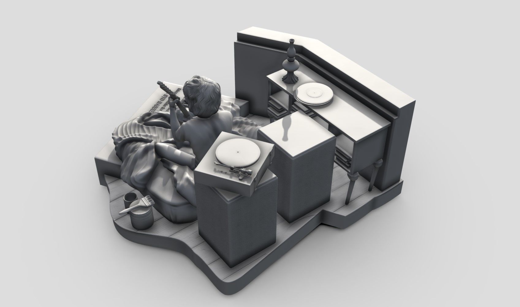 Syd Barrett - Pink Floyd - Stars 3Dprinting 3D print model_7