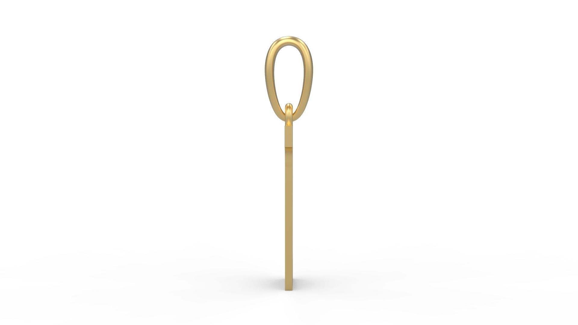 Initial Letters Pendant Cempaka Reguler I 3D print model_2