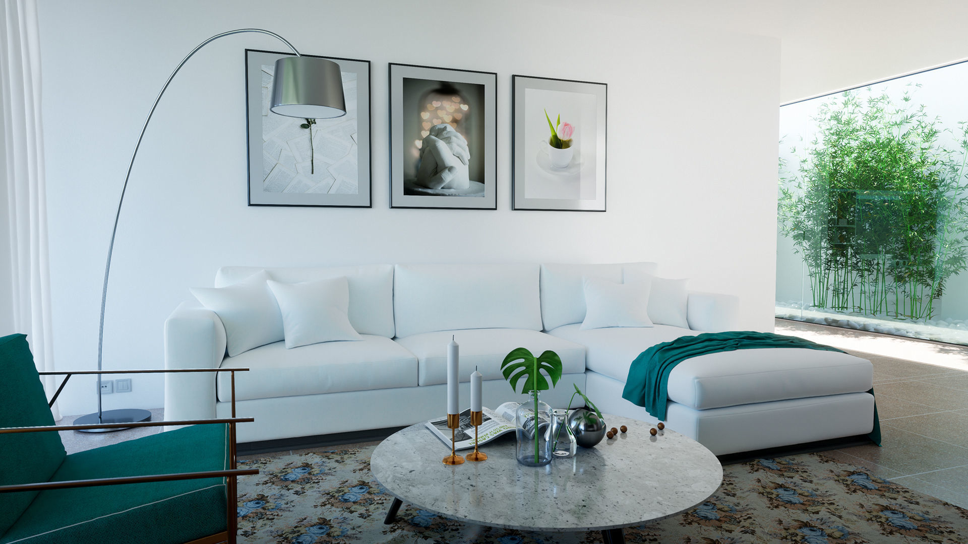 ParkwayHome CGI  Low-poly 3D model_6