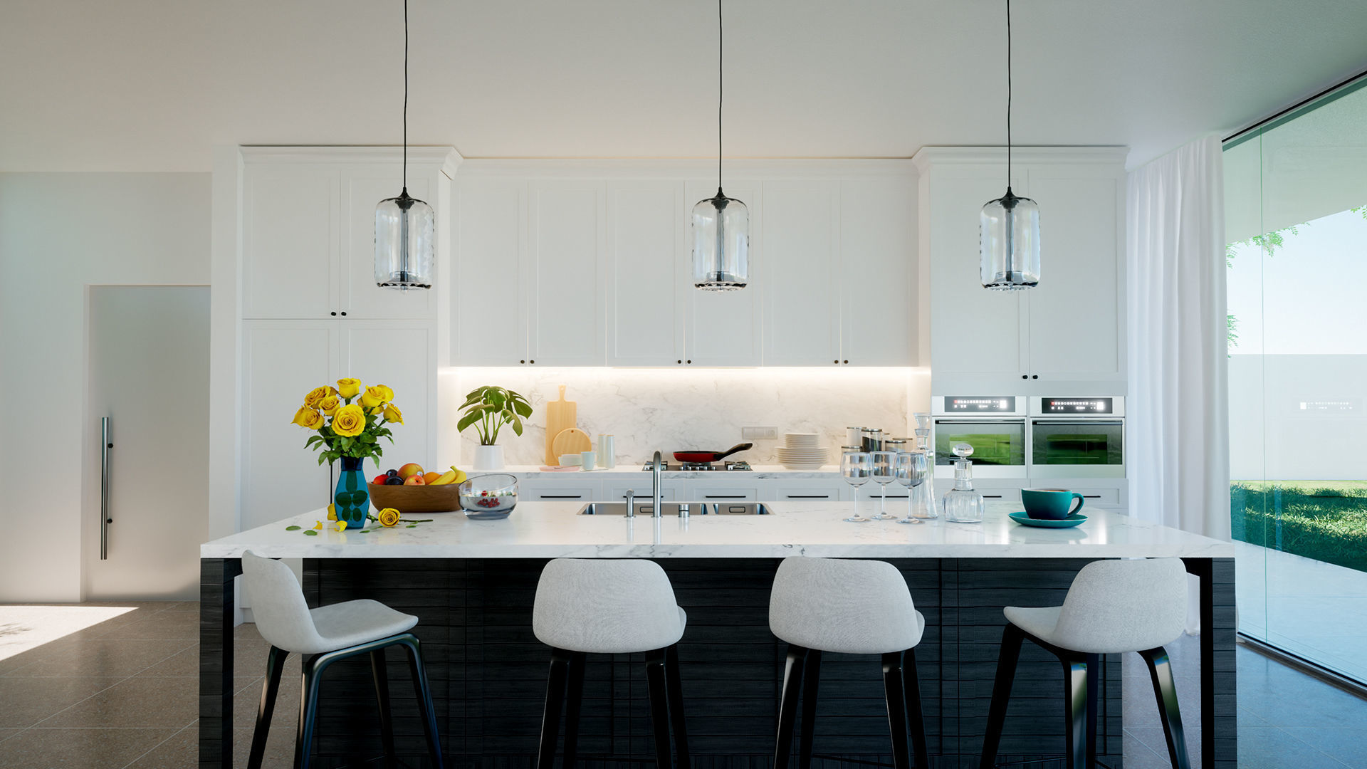 ParkwayHome CGI  Low-poly 3D model_2