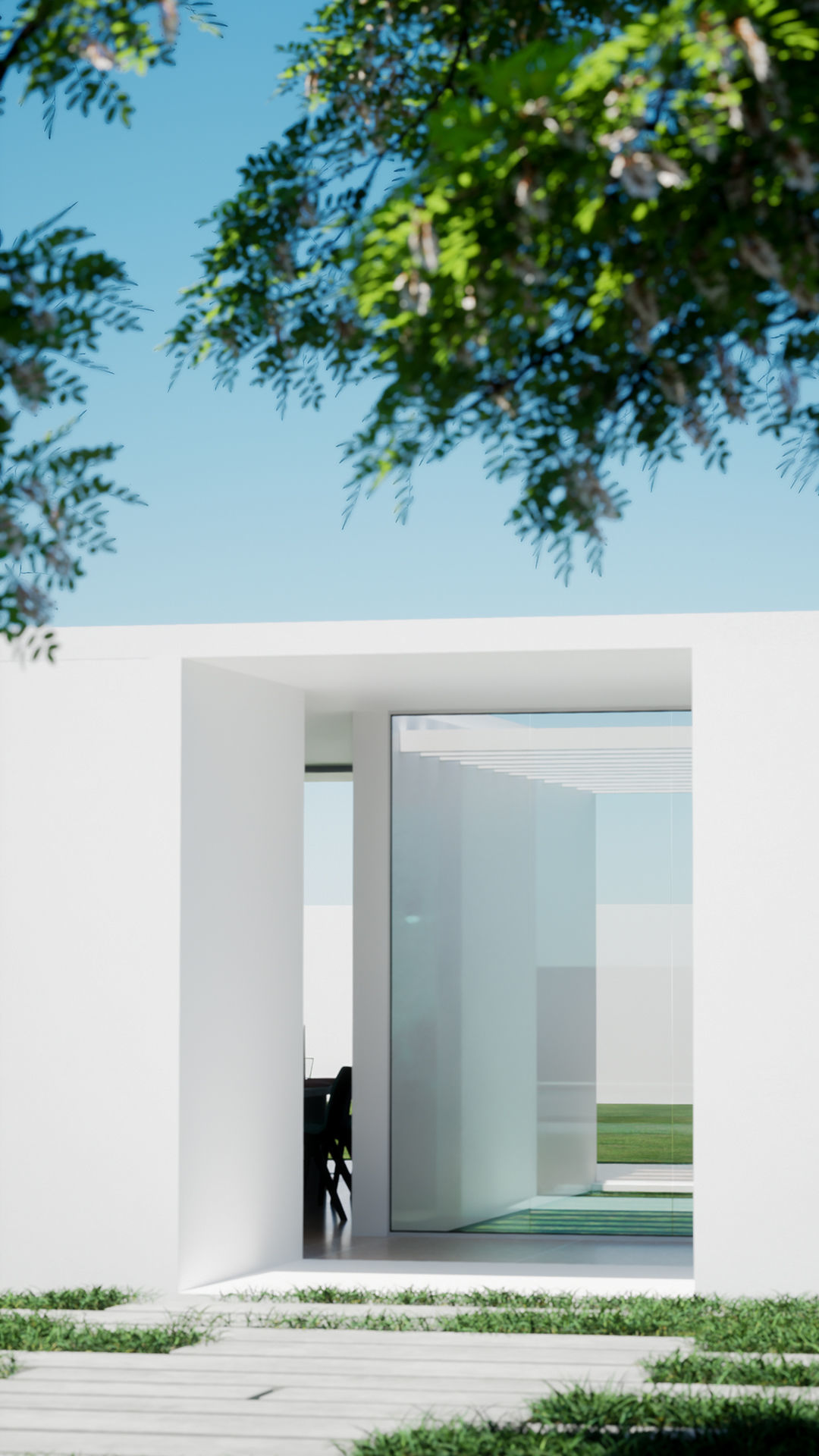 ParkwayHome CGI  Low-poly 3D model_10