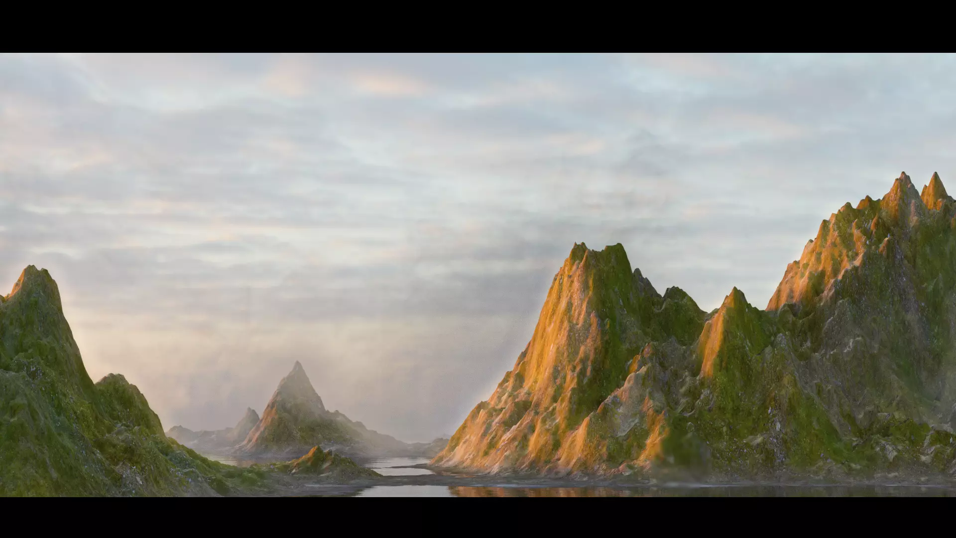 Landscape mountain hd Free 3D model