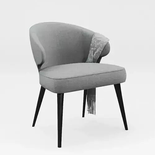 Minotti DINING lITTLE  Armchair 3D model