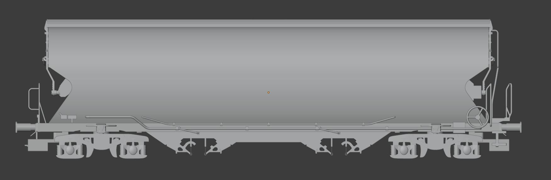 H0 1-87 scale Tagnpps 95 grain wagon 3D print model_2