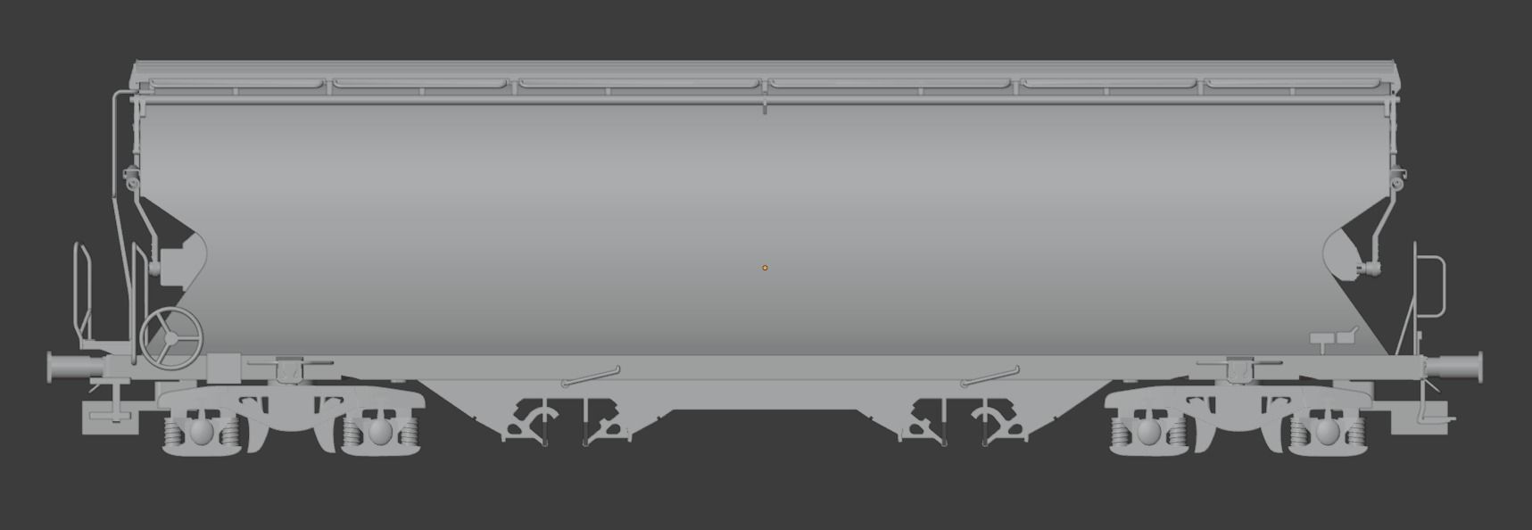 H0 1-87 scale Tagnpps 95 grain wagon 3D print model_1