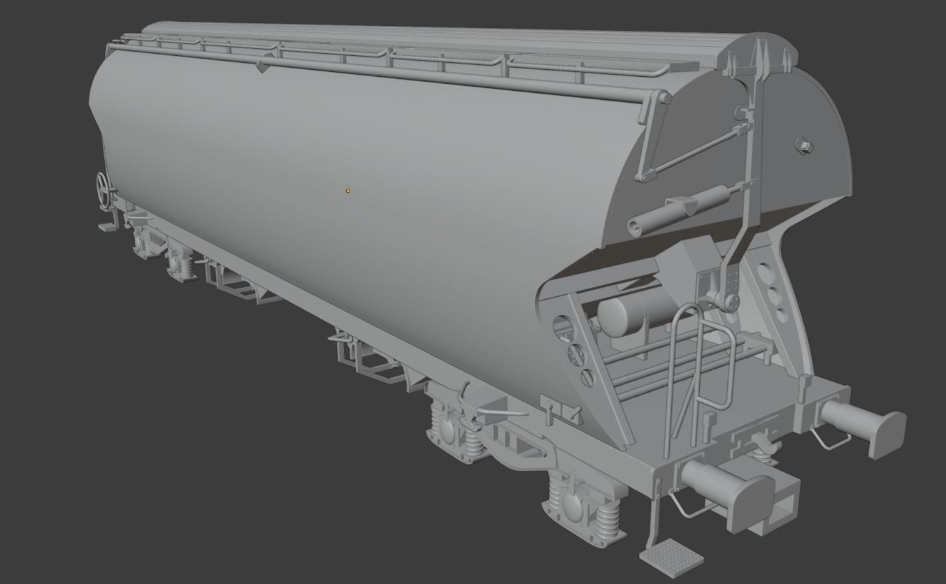 H0 1-87 scale Tagnpps 95 grain wagon 3D print model_8