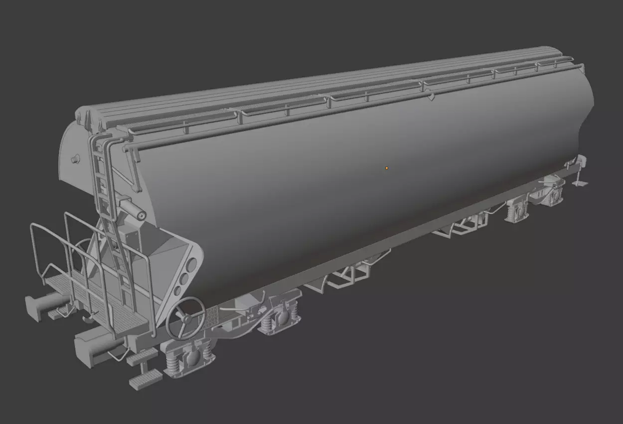 H0 1-87 scale Tagnpps 95 grain wagon 3D print model_0